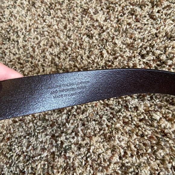 The Essential Wide Leather Belt in Chocolate Raisin - Picture 8 of 8